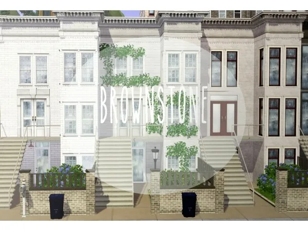 Brownstone by houseof84sims - The Sims 3 Custom Content