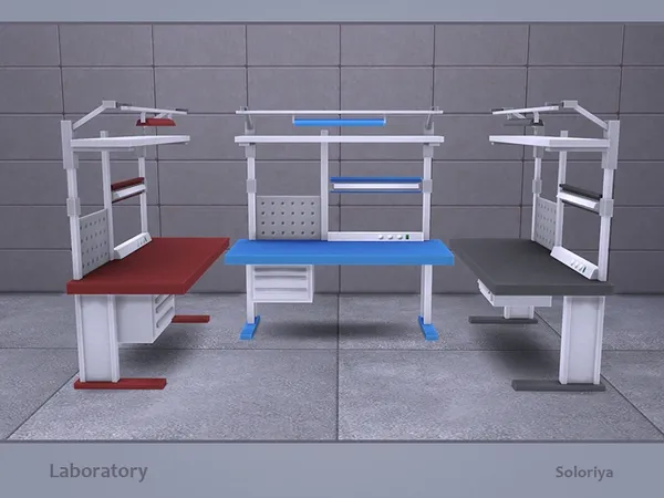 Laboratory Desk v1 - The Sims 4 Custom Content