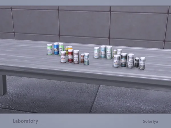 Laboratory Chemicals v1 - The Sims 4 Custom Content