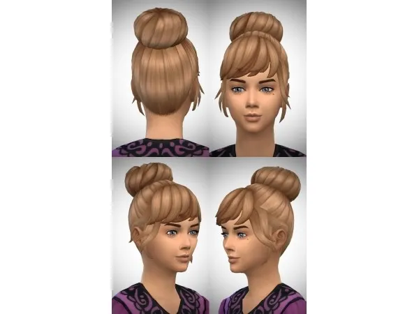 Maxis Match HighBunBow No Bow by birksche - The Sims 4 Custom Content