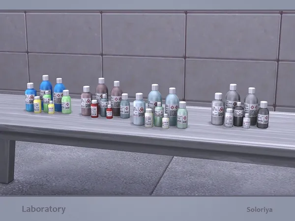 Laboratory Chemicals v2 - The Sims 4 Custom Content