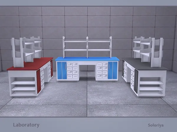 Laboratory Large Laboratory Table - The Sims 4 Custom Content