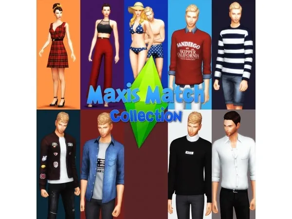 Maxis Match Maxis Match Collection by gorillax3 - The Sims 4 Custom Content