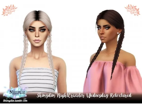 Alpha NightCrawler Wednesday Retexture DarkRoots Naturals Unnaturals - The Sims 4 Custom Content