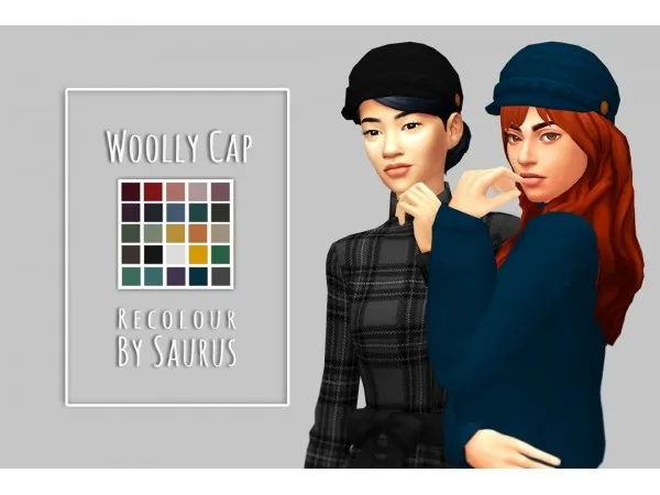 Maxis Match Saurus Woolly Hat Addon Free Woolly - The Sims 4 Custom Content