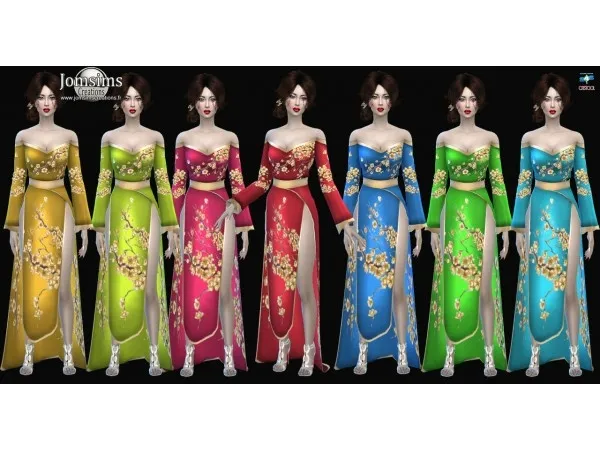 Alpha Zelmeia Robe by jomsimscreations - The Sims 4 Custom Content