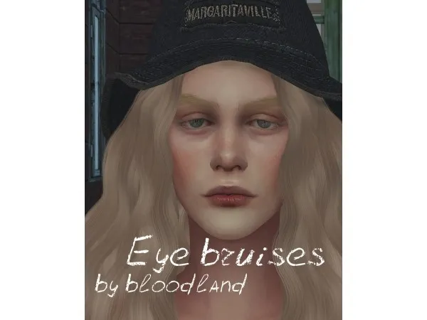 Alpha Eye bruises by bloodland - The Sims 4 Custom Content