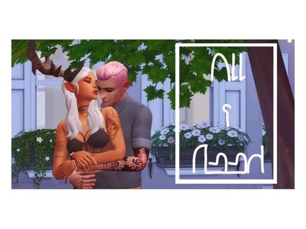 Maxis Match All I Need Couples Pose by simcophogi - The Sims 4 Custom Content