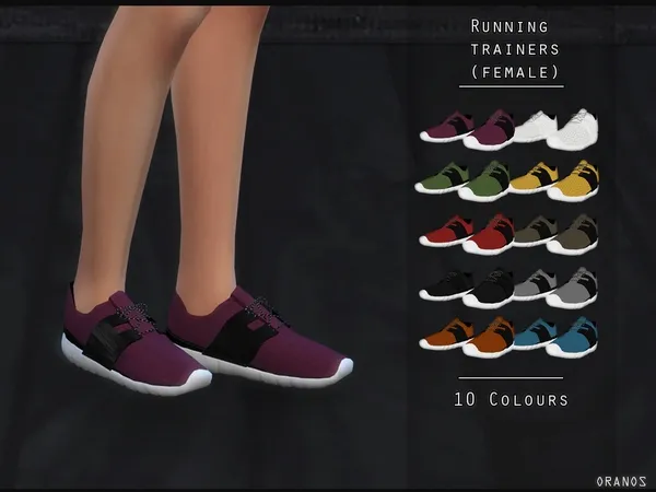 Alpha Running Trainers (Female) - The Sims 4 Custom Content