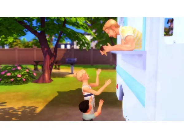 Alpha Ice Ice Baby Part II Ice Cream Poses for Everyone by simsfinds - The Sims 4 Custom Content