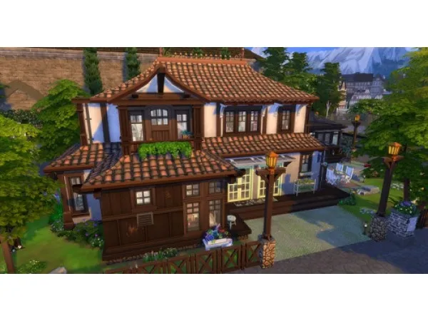 Sims 4 - Refuge de l’Aube by simsontherope