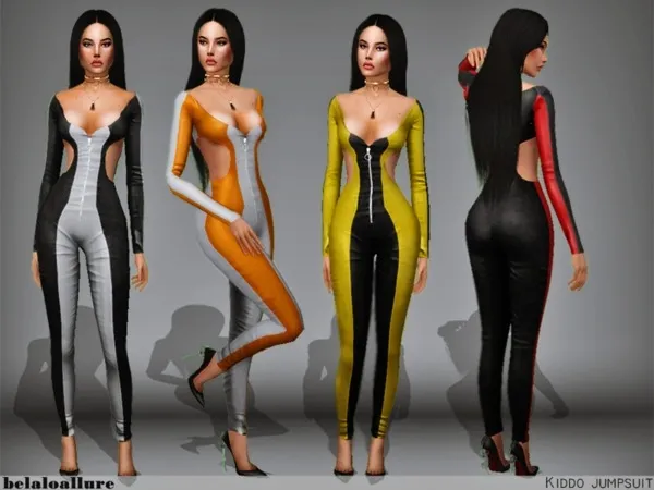 Alpha belaloallure_Kiddo jumpsuit by thesimsresource - The Sims 4 Custom Content