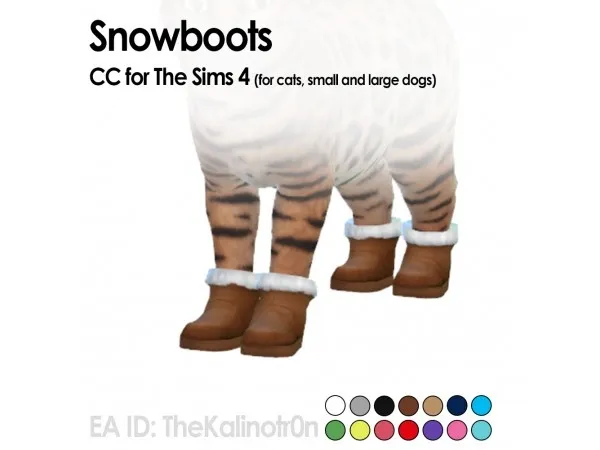 Maxis Match Snowboots Winterboots Rainboots thesims by kalino - The Sims 4 Custom Content
