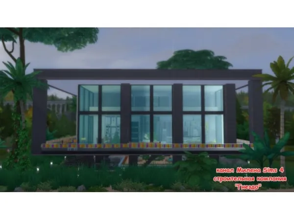 Alpha House View to the sea No by mulena - The Sims 4 Custom Content
