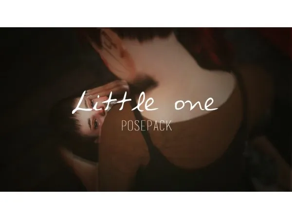 Alpha LITTLE ONE POSEPACK by honeybench - The Sims 4 Custom Content