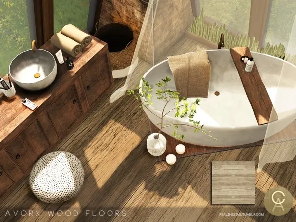 Alpha AVORX Wood Floors - The Sims 4 Custom Content