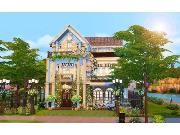Mix PARISIAN FLOWER SHOP sims3 No by rubyred - The Sims 4 Custom Content