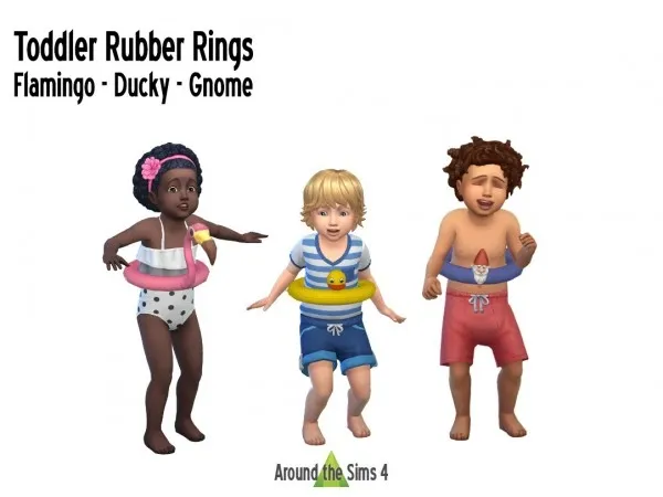 Maxis Match Around Rubber rings for toddlers - The Sims 4 Custom Content