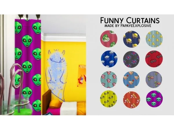 Funny Curtains by papayeexplosive
