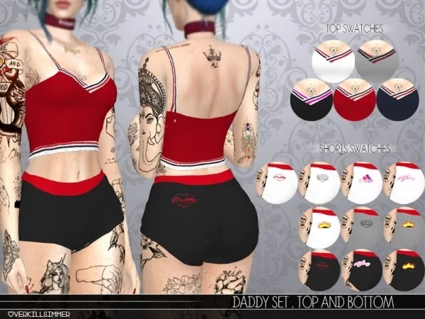 Alpha Daddy Top - The Sims 4 Custom Content