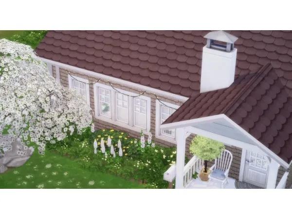 Maxis Match Sweet Potato Lane ( Free) Tiny Home 3 by butterbunss - The Sims 4 Custom Content