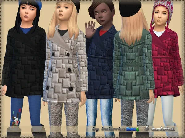 Alpha Child Coat - The Sims 4 Custom Content