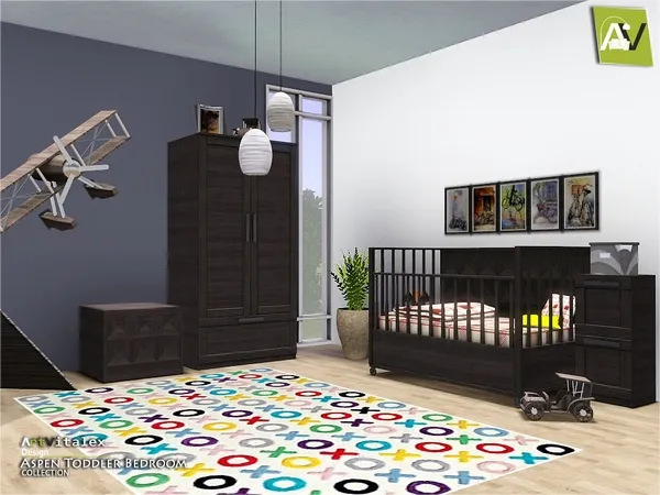 Aspen Toddler Bedroom - The Sims 3 Custom Content