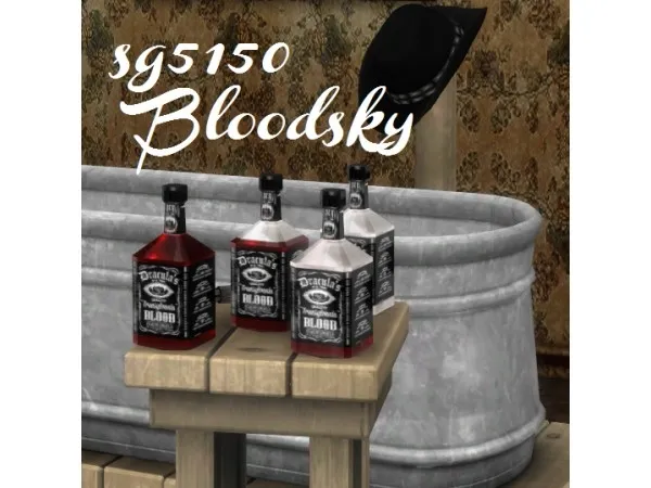 Alpha SG5150 DRACULAS BLOODSKY - The Sims 4 Custom Content