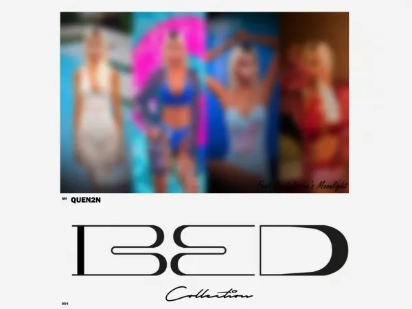 Alpha NICKI MINAJ Candyfornias Moonlight X Quen2n BED Collection by quen2n - The Sims 4 Custom Content