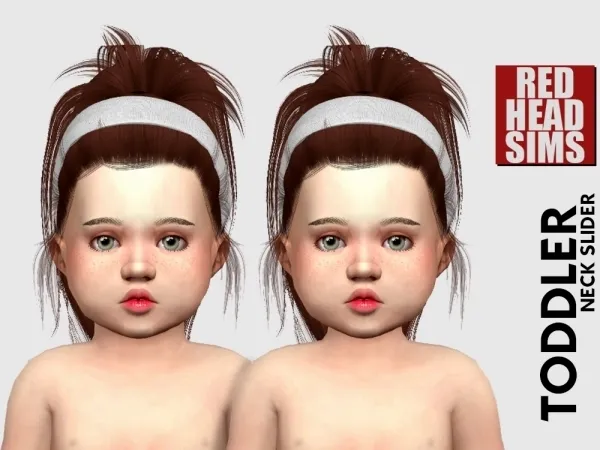 Mix TODDLER NECK SLIDER - The Sims 4 Custom Content