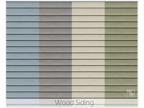 Maxis Match Drift wood siding and matching foundations tiger by tilly - The Sims 4 Custom Content