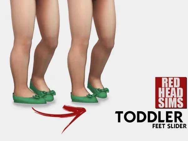 Mix TODDLER FEET SLIDER - The Sims 4 Custom Content