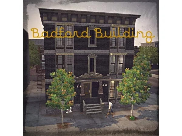 Badford Building free by simsmidgen - The Sims 3 Custom Content