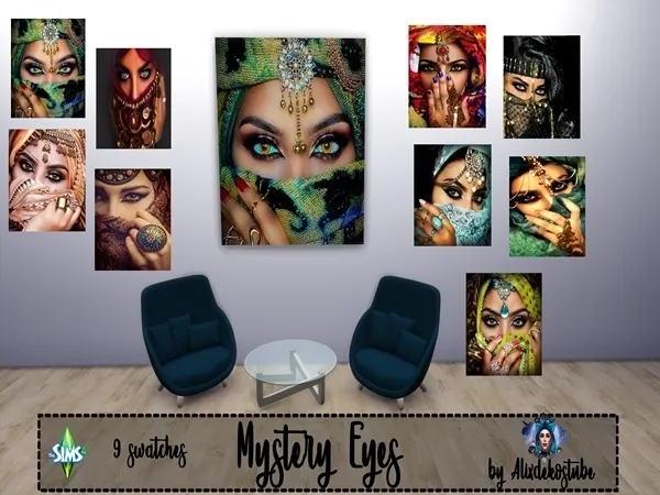 Alpha Mystery Eyes - The Sims 4 Custom Content