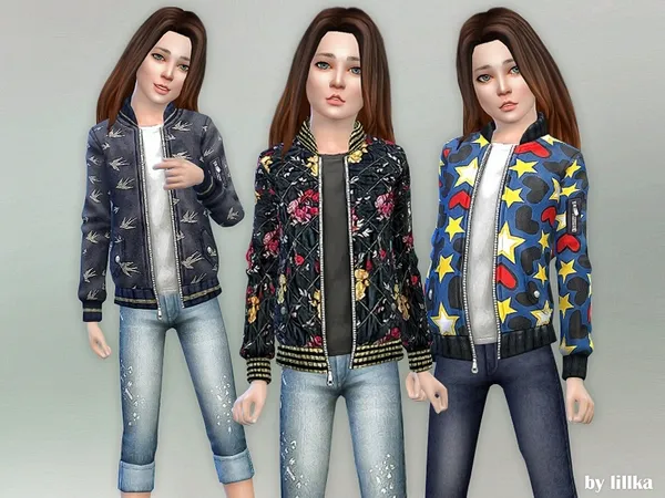 Maxis Match Designer Jacket for Children - The Sims 4 Custom Content