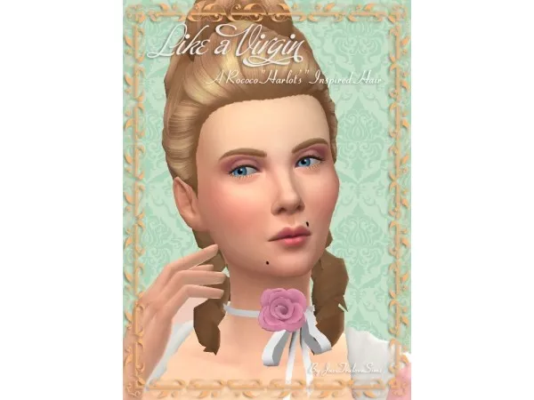 Maxis Match Like a Virgin Hair by javitrulovesims - The Sims 4 Custom Content
