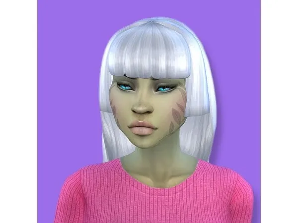 Maxis Match Hime by tekri - The Sims 4 Custom Content