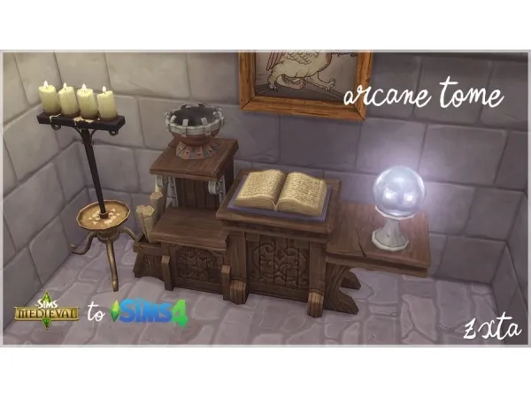 Maxis Match Arcane tome ta by zx - The Sims 4 Custom Content