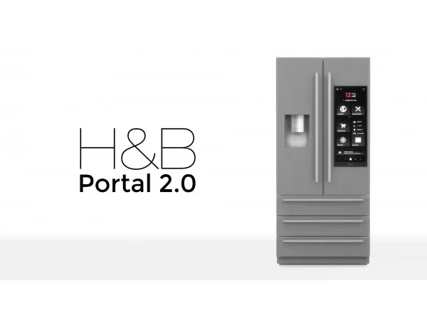 Alpha HB Portal 20 Expensive Refrigerator by simsfinds - The Sims 4 Custom Content
