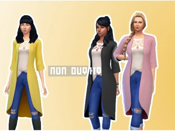 Maxis Match Ava Outfit City Living Recolour by tigerkindsims - The Sims 4 Custom Content