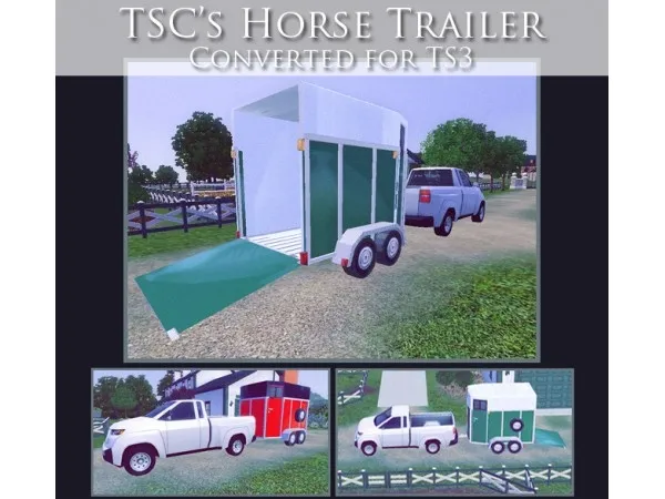 Equus Sims TSCs Horse Trailer Conversion sims by chikkadii - The Sims 3 Custom Content