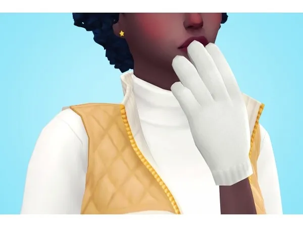 Maxis Match WOOL GLOVES RECOLOR by daenerystubborn - The Sims 4 Custom Content
