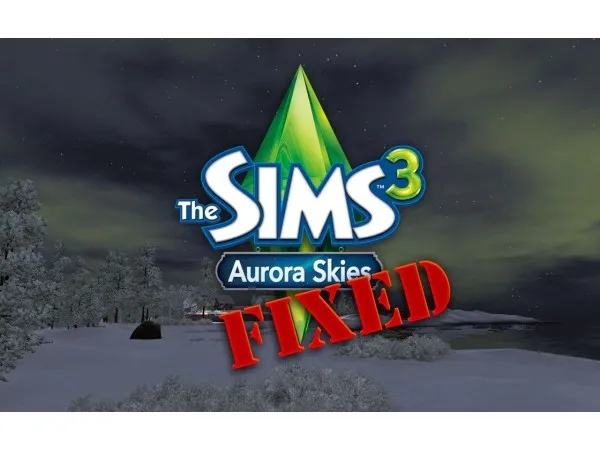 Aurora Skies Fixed by PotatoBalladSims - The Sims 3 Custom Content
