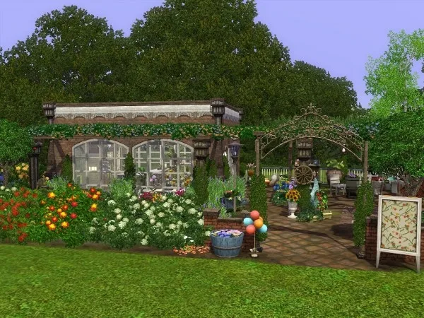 Mostly Harmless Flower Shop by Norn - The Sims 3 Custom Content