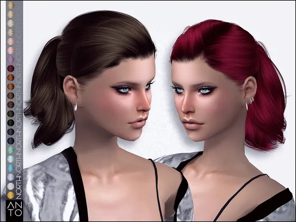 Alpha Anto North (Hairstyle) by thesimsresource - The Sims 4 Custom Content