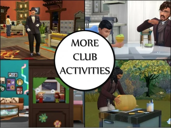 Mix Custom Club Activities by icemunmun - The Sims 4 Custom Content