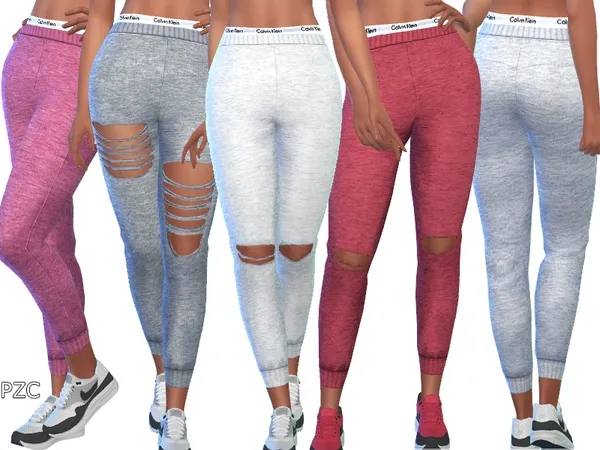 Distressed Ripped Joggers