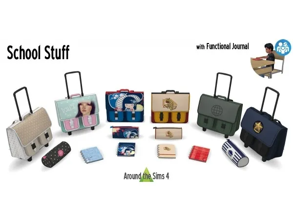 Maxis Match Around School Stuff - The Sims 4 Custom Content