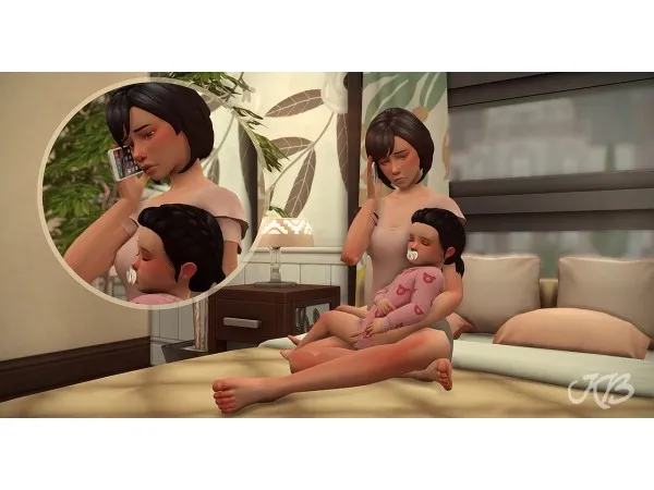 Alpha Poses 30 by simsfinds - The Sims 4 Custom Content