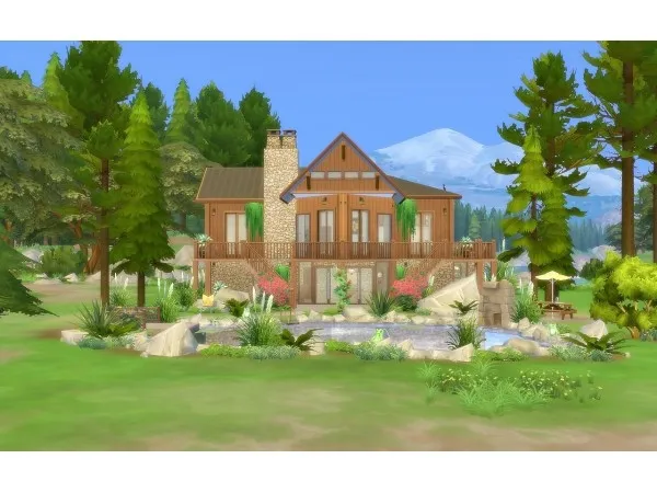 Maxis Match House 59 Granite Falls No by viasims - The Sims 4 Custom Content